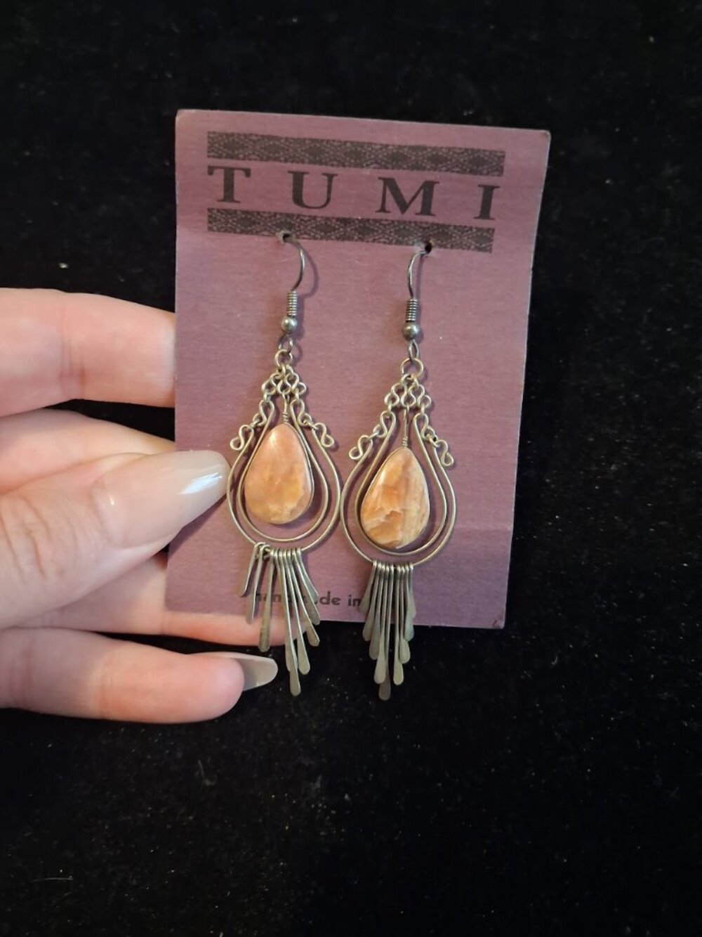 Vintage Tumi dangle earrings